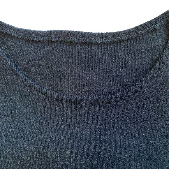 Vintage Audrey Hepburn Breakfast at Tiffany’s LBD Quiet Luxury Black Midi Dress - Picture 5 of 11